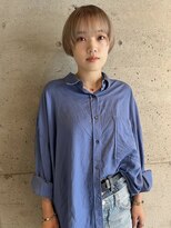 ネウィ 広島(newi)&nbsp;ベージュカラー　丸みショート