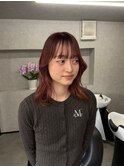 佐賀/ナチュラルカラー/暖色カラー/ワインレッド/ピンクブラウン