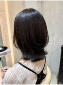 ◯20代30代40代50代ダークパープル/レイヤーボブくびれレイヤーb