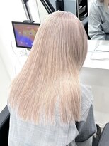 ワク 西尾店(waku) ミルクティーベージュダブルカラーケアブリーチインナーカラー