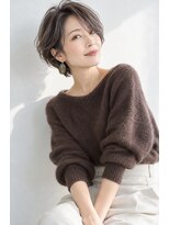 アッシュ 学芸大学店(Ash)&nbsp;ショートボブ/大人女性/グレージュ/髪質改善カラー/白髪ぼかし