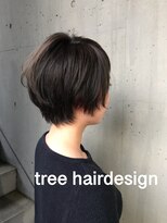 美容室 ツリー(Tree)&nbsp;ノンブローでおさまる大人 ショート『Tree hairsalon 』本厚木