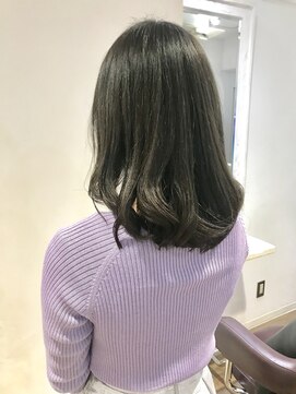 パティオンツー(PATIONN2) グレージュ ブルージュ ツヤ感 透明感 ミディアム 表参道 青山