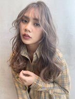 アルバム 銀座(ALBUM GINZA) ラフウエーブ_アッシュブラウンネオウルフ外ハネボブ_7127