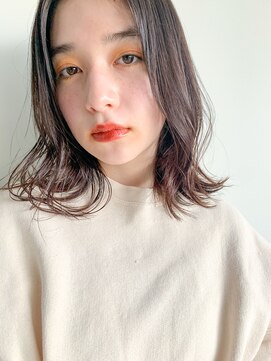 アンアミ キチジョウジ(Un ami Kichijoji) 【unami】ミディアムレイヤー×大人パーマ　澤田　杏奈