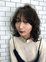 ウル(uLu.)&nbsp;【ゆるふわ】ミディアムレイヤー×ダークグレージュ☆