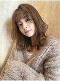 【misa】ゆるふわミディアムパーマ
