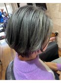 美人ショート×小顔ヘア