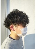 波巻きパーマ