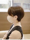 【絶壁解消】【襟足改善】丸みマッシュショート