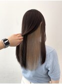 結んで隠せるインナーカラー！