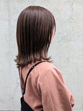 ロペヘア(LOPE hair) ◆ピンクベージュ/大人ミディアム◆naomi