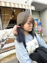 チャプター 問屋町(chapter)&nbsp;ケアブリーチルーツカラーエンドカラーグラデーション韓国ヘア