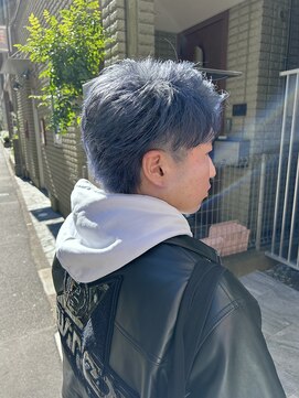 ボルタノット(volta∞knot) 爽やかアップバング×ブルーシルバー