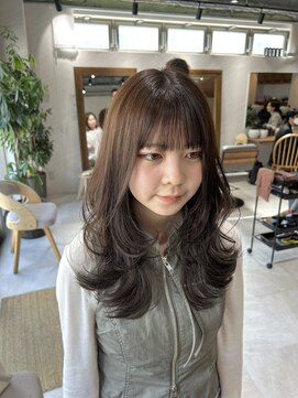 アドア 横浜(ADORE) 【ADORE 横浜】オリーブブラウン×レイヤーカット