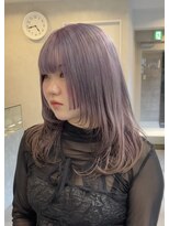 レブ 心斎橋(REV.)&nbsp;前髪/アンブレラカラー/こなれミディ/イメチェン/ウェーブパーマ