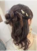 ゆるふわカチモリヘア/梅田ヘアセット