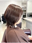 Sライン、ベージュブラウン白髪染め