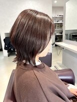 トラップヘアー&nbsp;Sライン、ベージュブラウン白髪染め