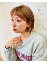 ヴェイン 渋谷(vain)&nbsp;寒色ベージュ レイヤーボブ