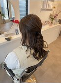 特別な日のハーフアレンジ◇