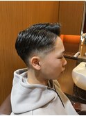 銀座　理容室　barberstyle 七三フェード