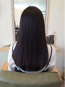 ルーミー(Roomy)の写真/一人一人に合わせた提案で”なりたい”が叶う！ダメージを最小限に抑えた施術で憧れのさらツヤ美髪を実現＊