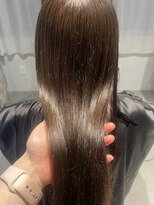 トッド(tod)&nbsp;オリーブベージュ　赤み消しカラー　ダブルカラー　髪質改善