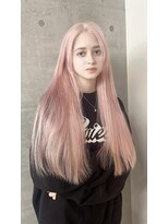 モニカ 原宿店(MONIQA) 残留しないピンクヘア