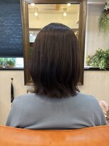 エルムトウキョウ(ELM Tokyo)&nbsp;カラーと縮毛矯正でボリュームダウン♪艶髪レイヤーボブ