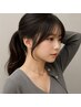 カット+顔まわり美髪縮毛矯正+トリートメント