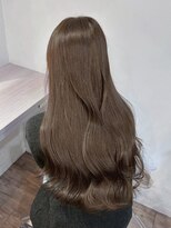 イオエ 西梅田(ioe)&nbsp;ブリーチなしカラー／髪質改善/ミルクティーベージュ/小顔へア