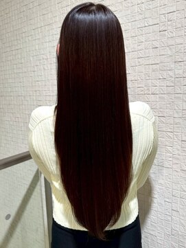 ビューティシモ 所沢(Beautissimo) 艶髪ロングヘア サラツヤ 髪質改善トリートメント ブラウン