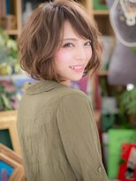 カバーヘア ブリス 大宮西口(COVER HAIR bliss) 外国人風大人ハイライトゆるふわボブパーマA1大宮20代30代40代!