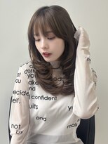 ソア 並木坂(Soa)&nbsp;韓国ヘア/顔周りカット/レイヤーカット/ベージュ/ロング