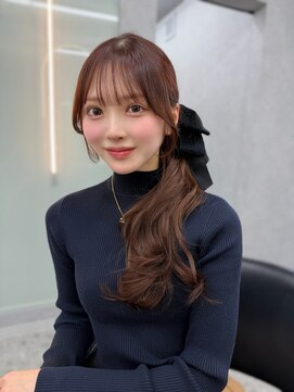 ボタン ハカタ(VOTAN hakata) 博多/顔周りカット/前髪カット/ブラウン/レイヤー