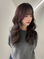 イロウ 山口どうもん店(IROW)&nbsp;韓国ヘア/ミディアムレイヤー/ダークアッシュ/ブリーチなし