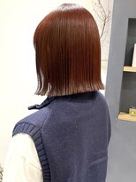 ラミエバイメルト 下北沢(lamie by melt) 花田/切りっぱなしボブレイヤーブリーチなしカラー下北沢韓国