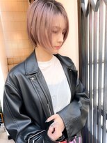 ゴカン バイ ジル ブラン 名古屋(Gokan by JIL BLAN) ハイライトバレイヤージュダブルカラーショートカット30代40代