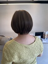 アコーズ ヘア トクシゲ(accord s hair Tokushige)&nbsp;丸みショート×デザインカラー