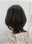 ウルフカット×ハイライト