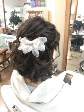 ロカット サロン(Roquat Salon) ボブハーフアップアレンジ【ヘアアレンジ　立川南/立川/八王子】