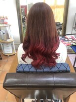 ヘアメイク プリンセス(Hair Make PRINCESS)&nbsp;グラデーションレッド