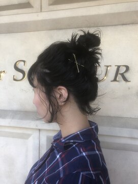 ヘアーエスクールフェイス(hair S. COEUR face) ショートアレンジ/ヘアアレンジ/アップ