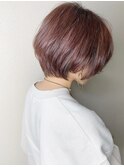 ピンクパール×ハンサムショート 【Clarus溝の口】
