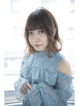 サロンドミルク 原宿(salon de MiLK) 【salon de MiLK 原宿】ふわふわウェーブ×透明感ベージュ