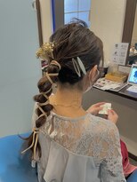アズグロウヘアー(AS GROW HAIR) 結婚式ヘアアレンジ。お呼ばれヘア。20代/30代