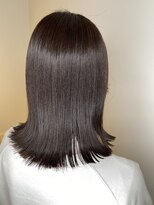 【Zina 銀座中央通り】外ハネボブ×髪質改善TR