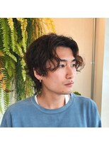 アクセヘアー 町田(acce hair)&nbsp;メンズウルフパーマスタイル