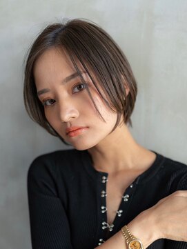 エースハバナ 渋谷(1 HAVANA) ヌーディカラー/小顔ヘア/大人ボブ／丸みショート／渋谷